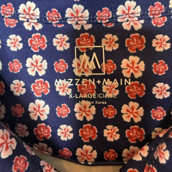 Mizzen+Main Versa Floral Performance Golf Polo - Picture 3 of 7